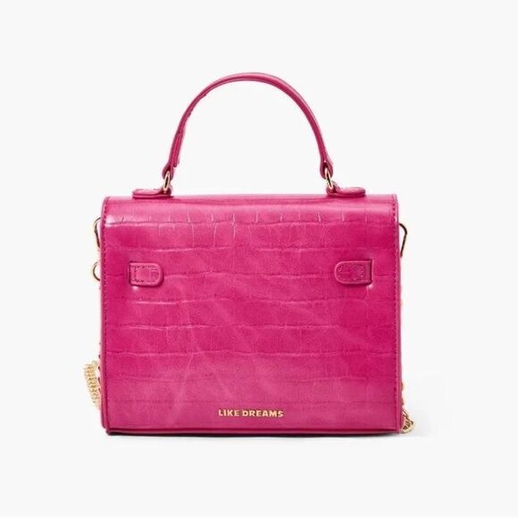 NWOT RARE Like Dreams Jasmine Mini Crossbody in Fuchsia - Picture 3 of 16